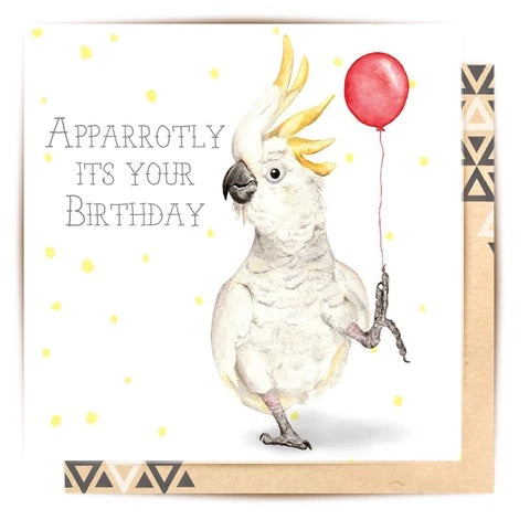 Mini Card Apparrotly It’s Your Birthday