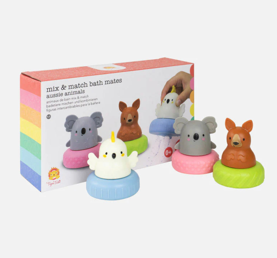 Mix & Match Bath Mates - Aussie Animals