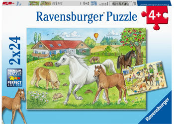 Ravensburger - At the Stables 2x24pc