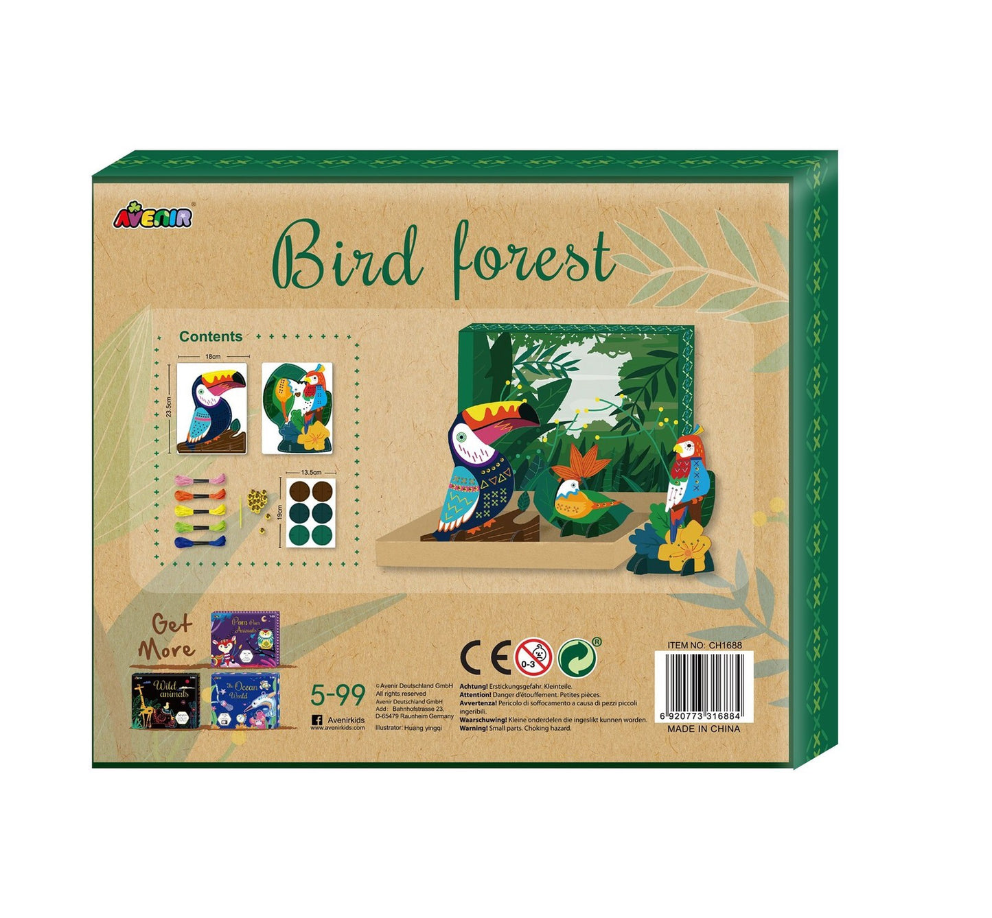 Cross Stitch - Bird Forest Box Set