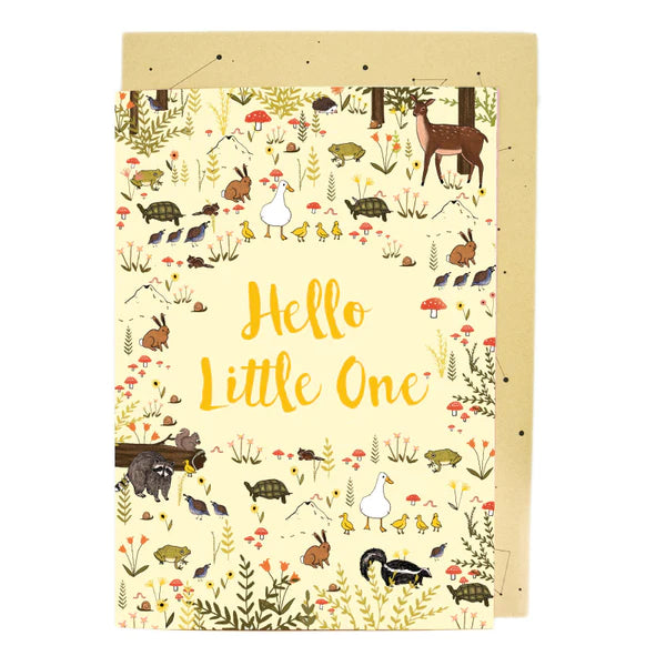 Supersize Greeting Card - Hello Little One