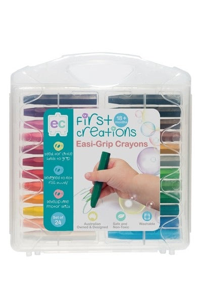 Easi-Grip Crayon 24pc