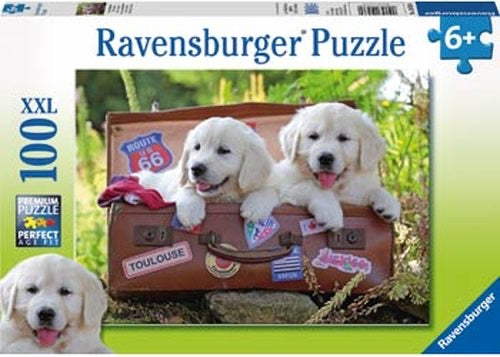 Travelling Pups 100pc Puzzle