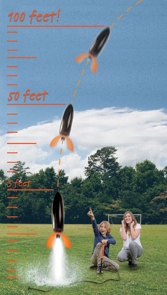Liquifly Delux - Water Powered Rocket Kit