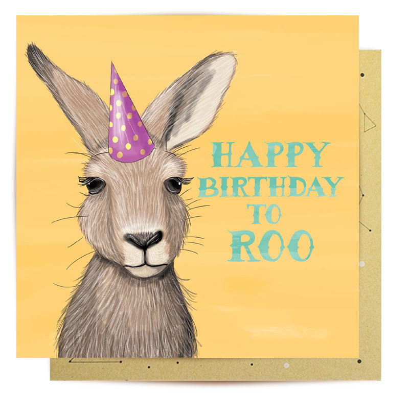 Greeting Card - Happy Birthday To Roo