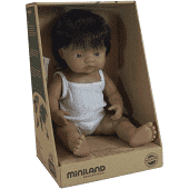 Miniland Doll Latin American Boy - 38cm Boxed